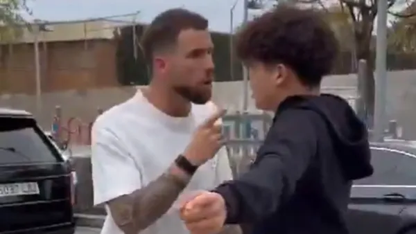 (VIDEO) Martínez bajó enojado de su coche y esto le gritó a hincha que lo insultó