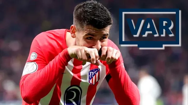 (VIDEO) Morata sumó su tanto 13 en Atleti gracias al VAR y amargó al Granada