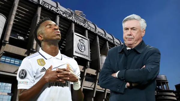 Vinicius siempre en la escena, Ancelotti explotó y este pedido mandó con la prensa