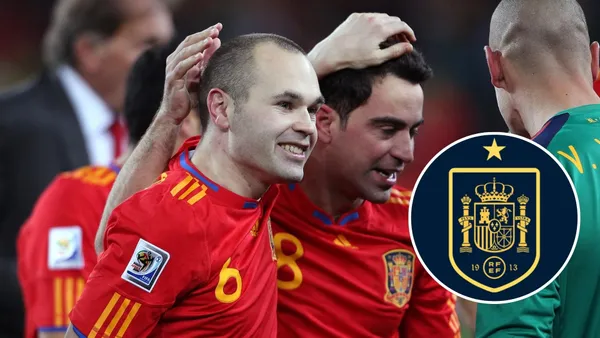 Xavi Hernández - Andrés Iniesta (Foto: Selección Española)