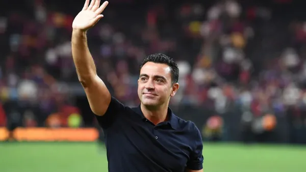 Xavi Hernández dirigiendo al FC Barcelona (Foto: Diario de Yucatán)