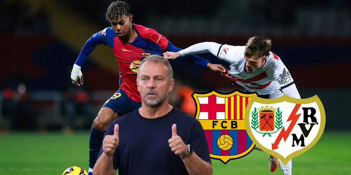 Lamine Yamal - Hansi Flick (Foto: X)