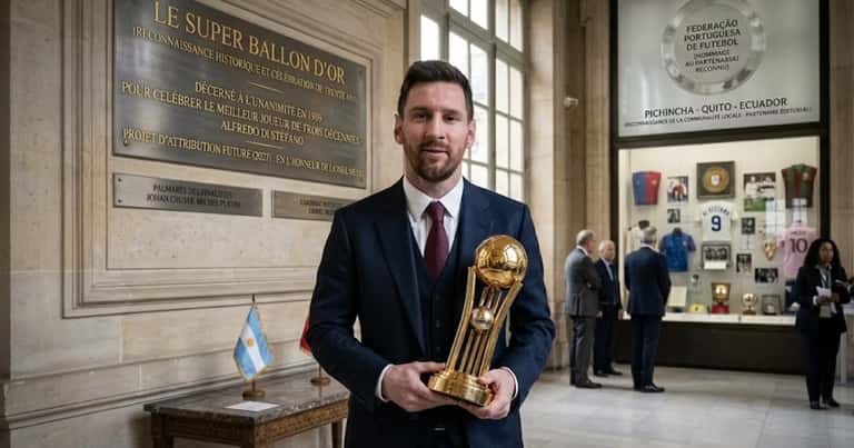 Messi podría ganar el Super Balón de Oro en 2027, un premio que solo recibió Di Stéfano