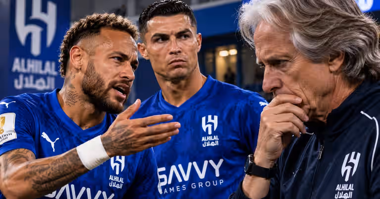 Neymar se suma a Cristiano Ronaldo y estalla contra Jorge Jesus por una promesa incumplida