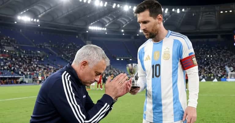 Mourinho elogia a Messi a sus 39 años pero cuestiona el nivel de la MLS