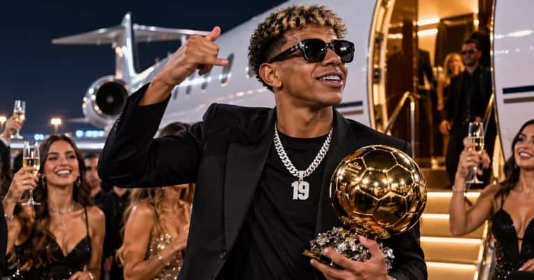 Lamine Yamal habría reservado un avión privado y prepara una fiesta por el Balón de Oro