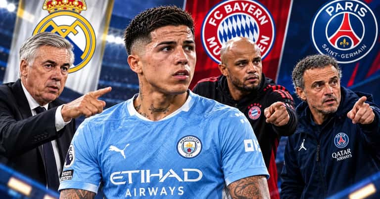 Real Madrid, Bayern y PSG irían por Enzo Fernández, pero hay una duda con el City