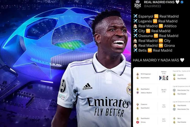 Partidos del Real Madrid