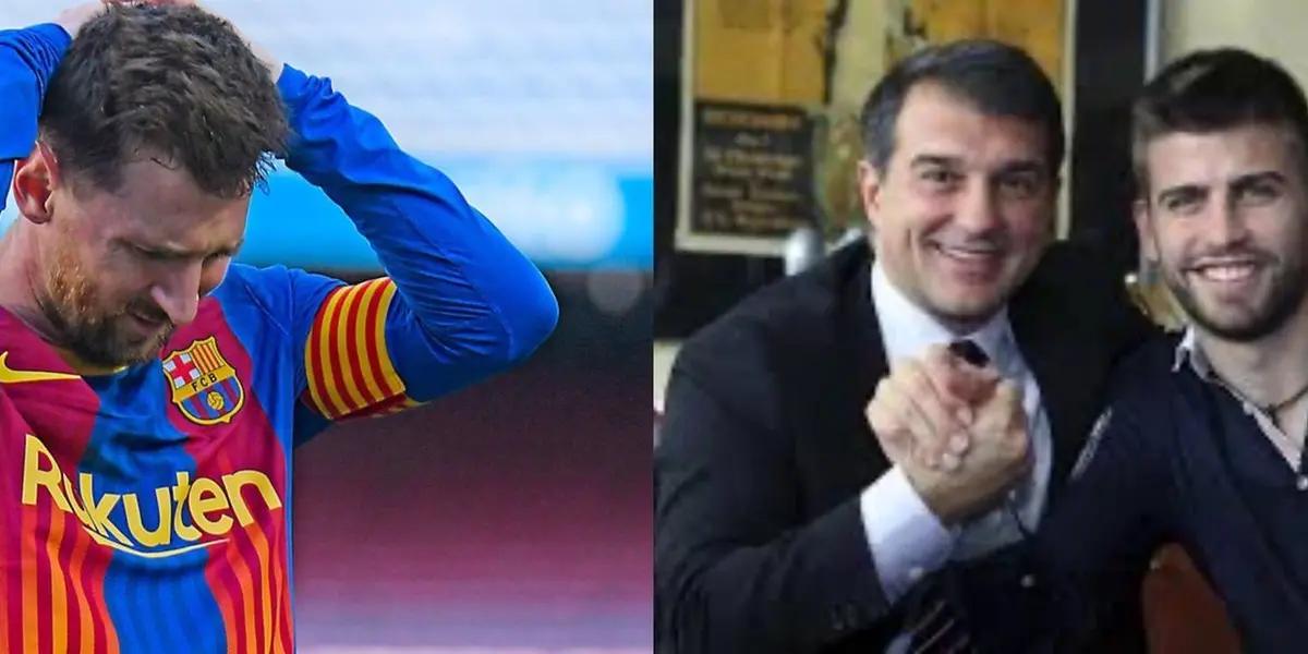 A diferencia de Lionel Messi, Gerard Piqué aceptaría reducir su salario para continuar en el Barcelona.
