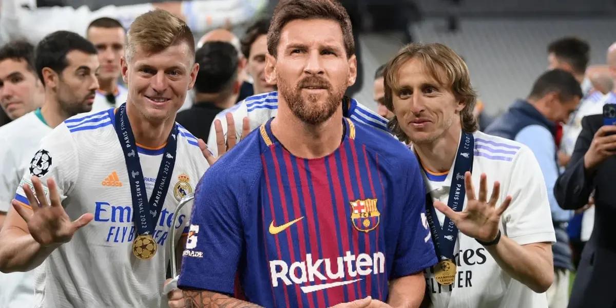 A este jugador del Real Madrid no le quedó duda que Lionel Messi es el mejor en la historia del fútbol, aunque se enojen los hinchas blancos