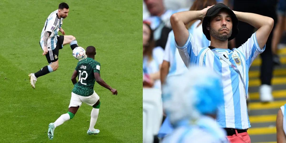 A la Albiceleste solamente le bastaron 45 minutos del encuentro contra Arabia Saudita.