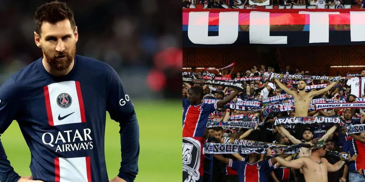 A Lionel Messi no solo lo silban los hinchas de PSG también le cantaron una particular canción que no cayó nada bien