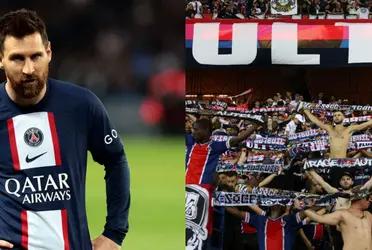 A Lionel Messi no solo lo silban los hinchas de PSG también le cantaron una particular canción que no cayó nada bien