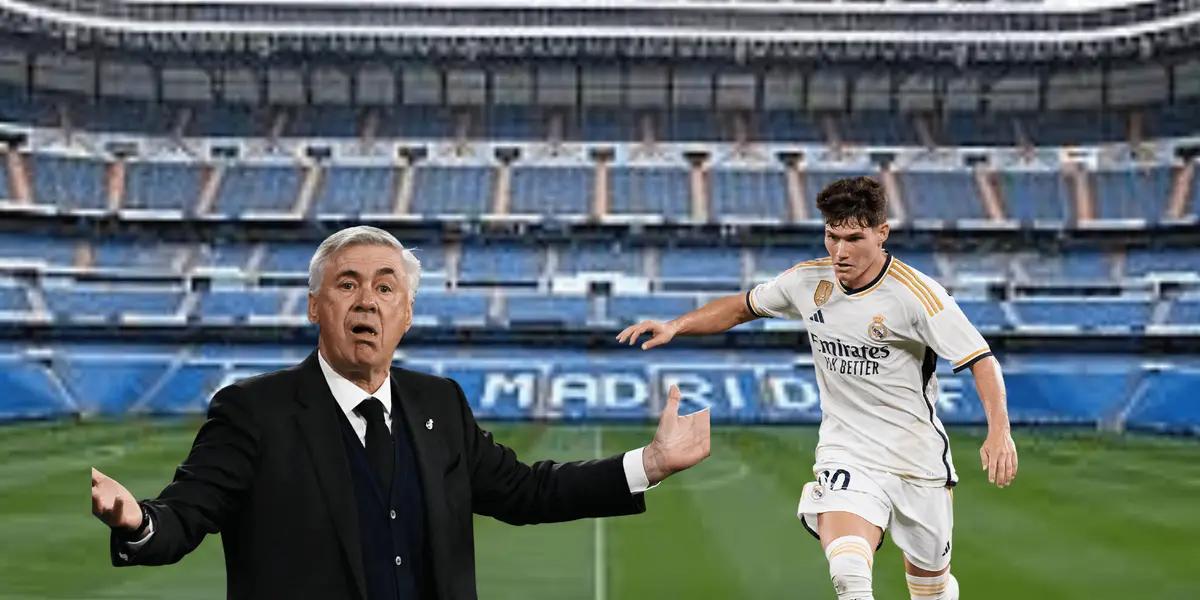 A los 10' minutos del PT un error inexplicable dejó al Real Madrid 1 a 0 abajo en el marcador