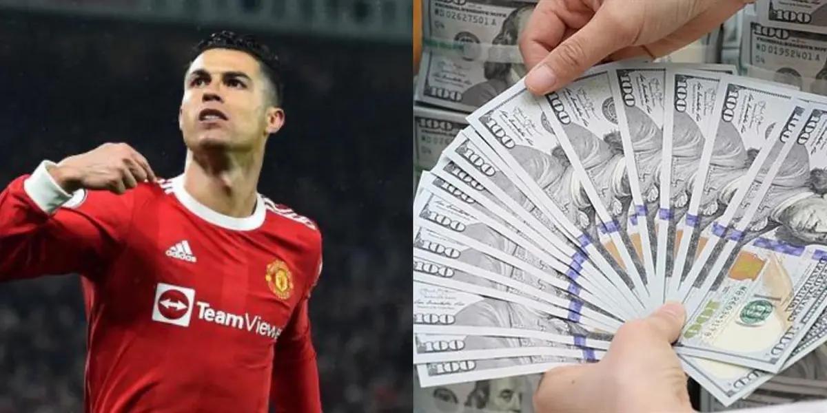 A los muchos equipos europeos interesados en Cristiano Ronaldo se habría sumado un club de Arabia Saudita que entre salario y fichaje gastaría 300 millones de euros.