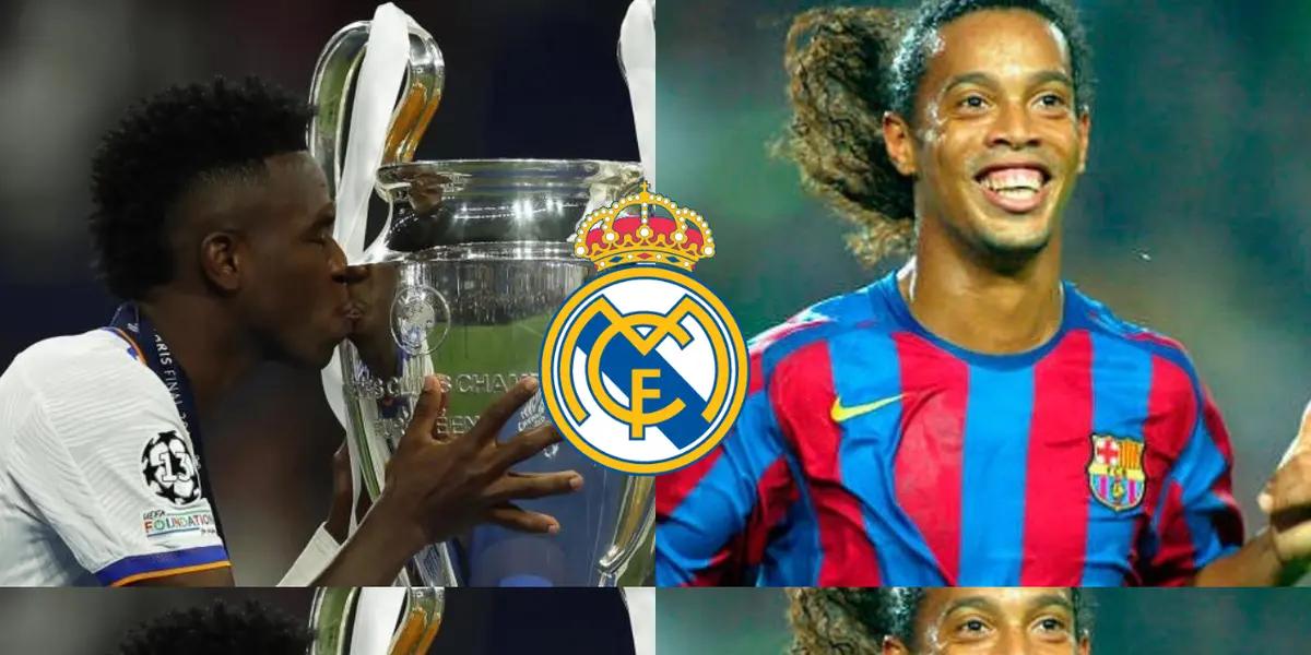 A muy corta edad, Vinicius Jr. ya demuestra que será más grande que Ronaldinho.