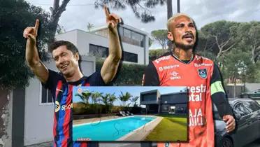 A Paolo Guerrero le dieron una casa de 2 millones, esto cuesta la de Lewandowski