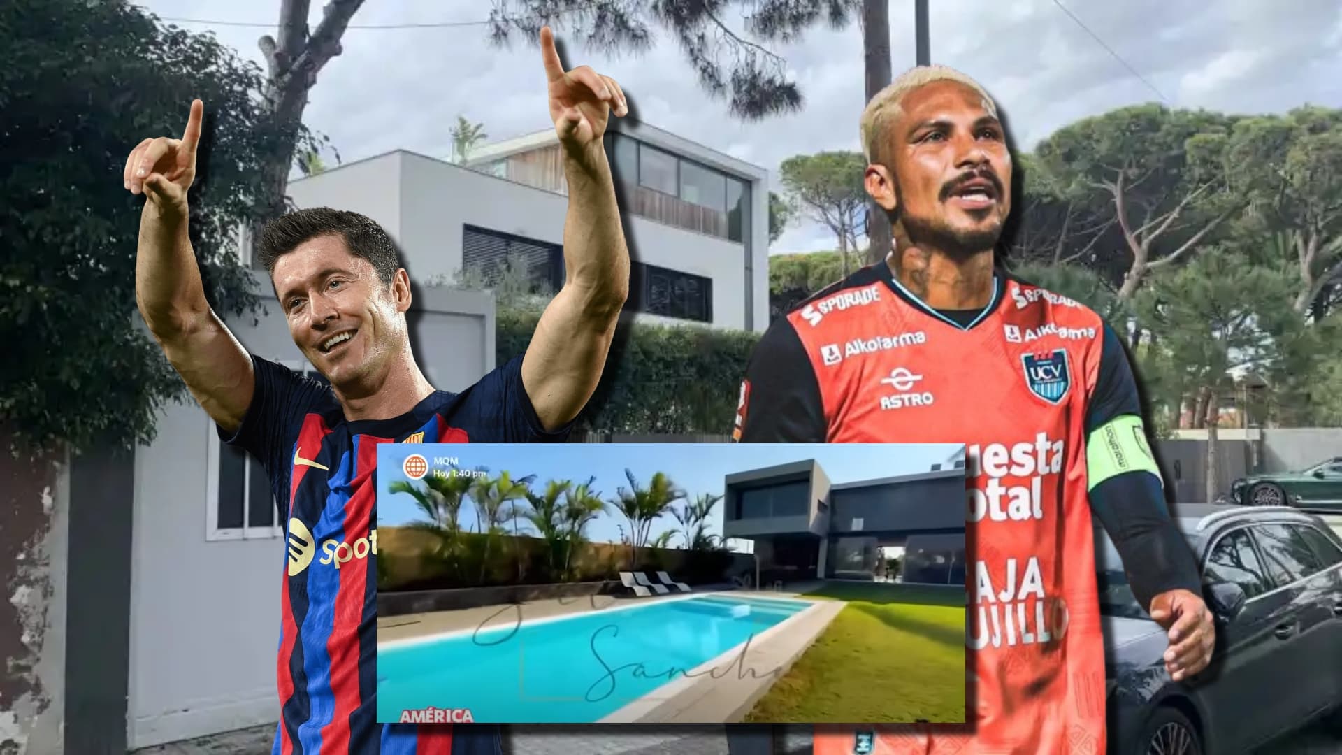A Paolo Guerrero le dieron una casa de 2 millones, esto cuesta la de Lewandowski