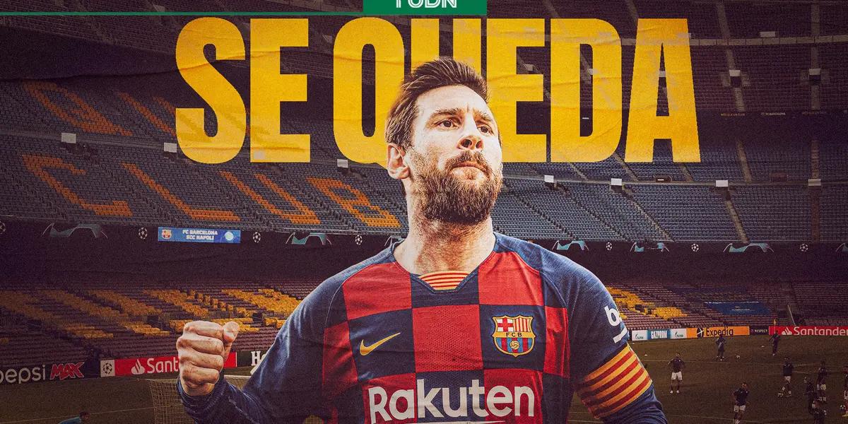 A pesar de la emotiva conferencia entre llantos y angustia, Messi, se iba del FC Barcelona. Pero ¿Puede quedarse? El barca está haciéndole una última propuesta para que finalmente se quede en el club catalán.