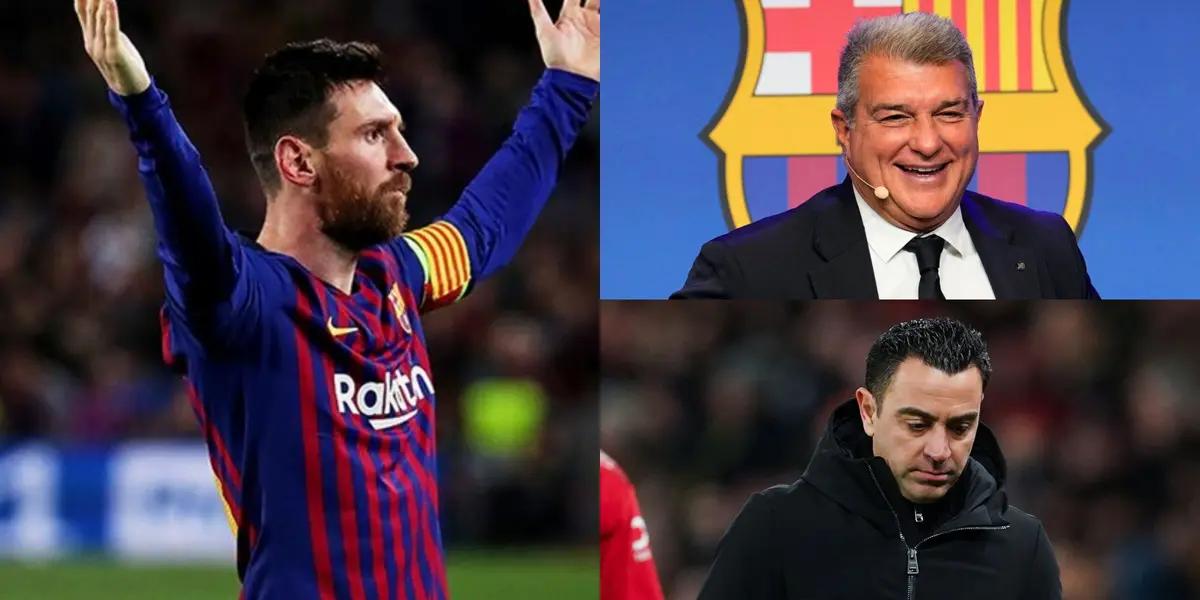 A pesar de las intenciones de Lionel Messi de regresar al Barcelona, Laporta utilizaría el dinero para fichar a otro jugador.