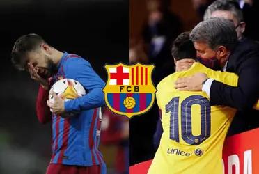 A Piqué no le convendría la vuelta de Messi.