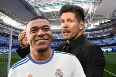 A Simeone le tiene sin cuidado si llega o no Mbappé al Real Madrid
