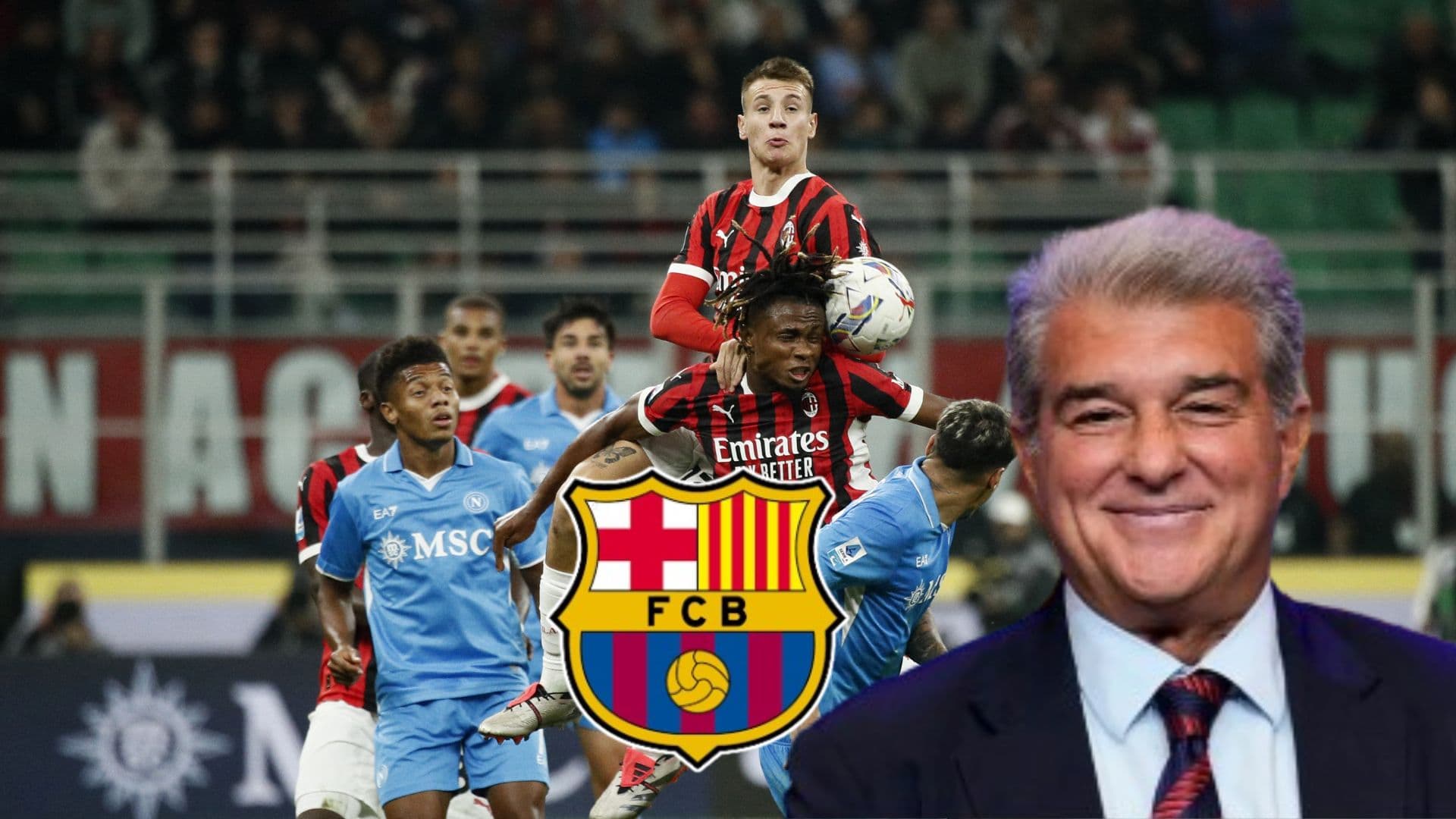 AC Milan - Napoli - Joan Laporta (Foto: Serie A)