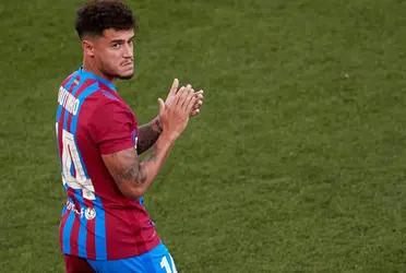 Actualmente, el brasileño ha jugado 90 partidos con el Barcelona, pero su contrato estipula que cuando llegue a 100 partidos los azulgranas tendrán que pagarle al Liverpool.