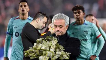 ¿Adiós Xavi? el salario que cobraría Mourinho para salvar del papelón al Barça