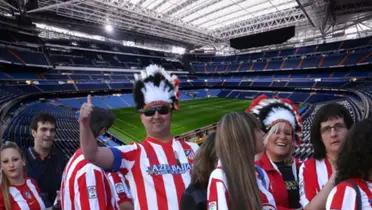 Afición Atlético y Santiago Bernabéu