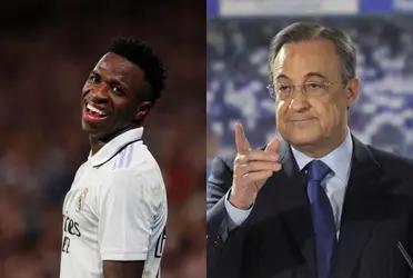 Afirman que Vinicius Júnior tuvo una cena con un futbolista estrella y fue uno de sus pedidos para Florentino Pérez.