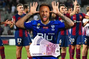 Al-Hilal quiere terminar el contrato de Neymar y su reemplazo lo estarían buscando en el FC Barcelona