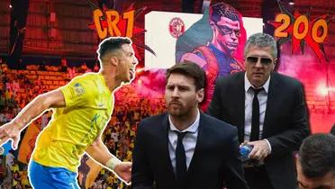 Al-Nassr le ganó al Inter Miami por 6 a 0, y al papá de Messi le sacaron en cara lo ídolo que es Cristiano Ronaldo