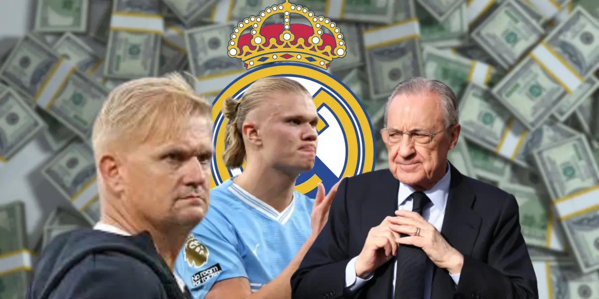 Al padre de Haaland le preguntaron por la oferta del Madrid y mira su ironía