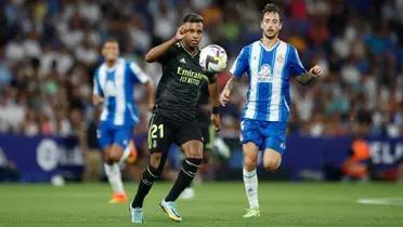 Al principio del partido hubo una mano en el área del Espanyol que el colegiado no consideró como penalti