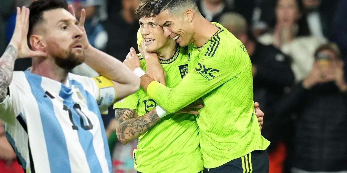 Alejandro Garnacho todavía no fue blindado por la Selección Argentina, sin embargo, esta a un partido de quedar para siempre ligado a la Albiceleste.