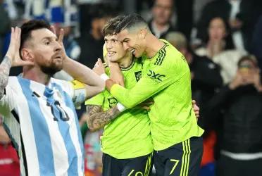 Alejandro Garnacho todavía no fue blindado por la Selección Argentina, sin embargo, esta a un partido de quedar para siempre ligado a la Albiceleste.