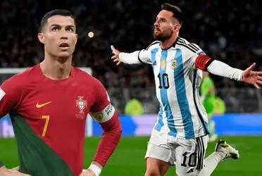 Alejandro Garnacho tuvo un gesto de admiración con Lionel Messi tras el duelo con Ecuador