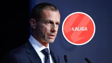 Aleksander Čeferin Foto: UEFA y LaLiga