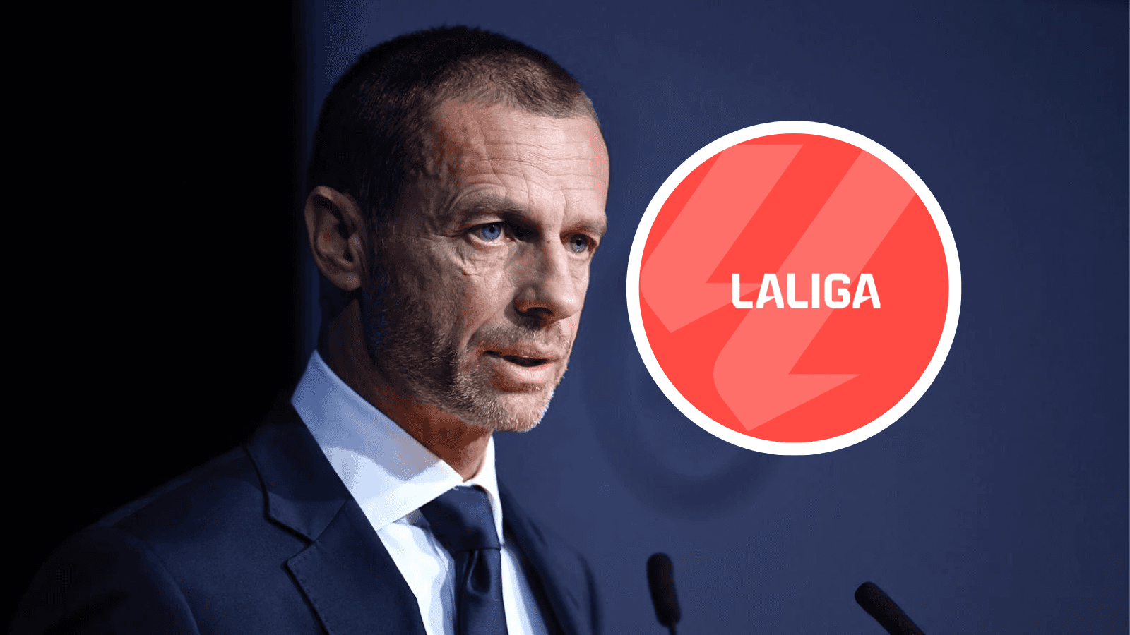 Aleksander Čeferin Foto: UEFA y LaLiga