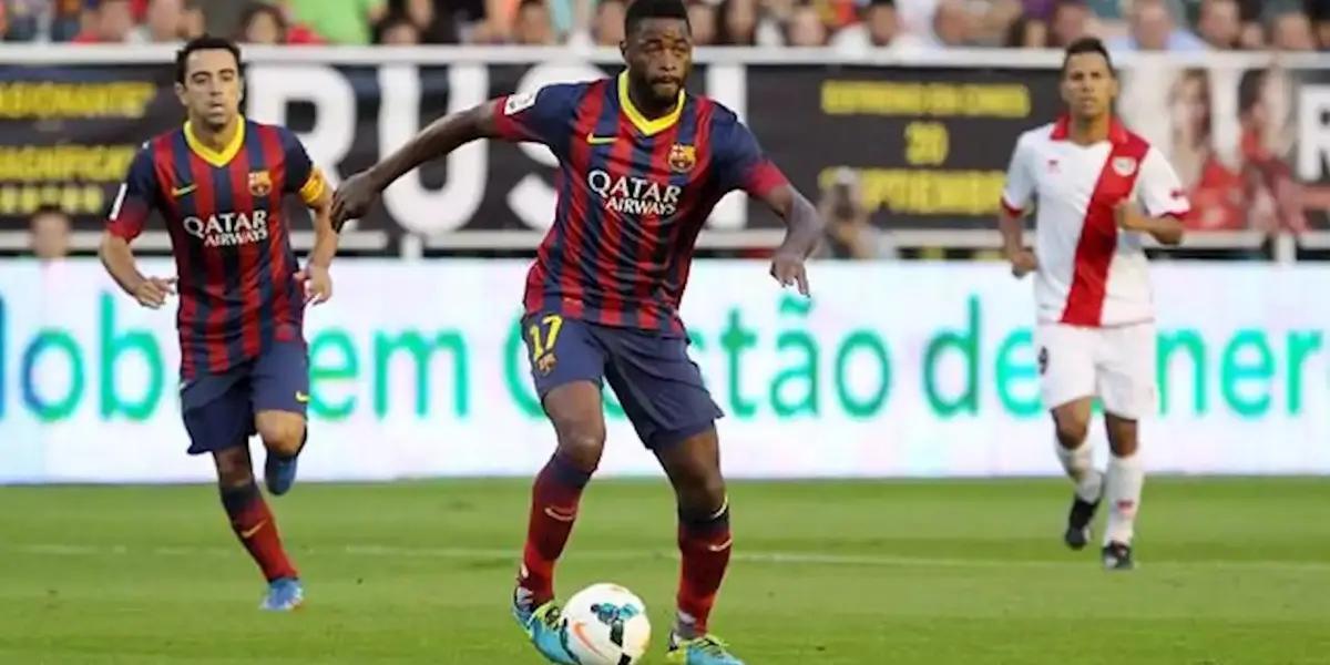 Alex Song detalló lo que fue su experiencia en el Fútbol Club Barcelona tras venir del Arsenal y no se sonrojó por haber sido un calientabancas.
