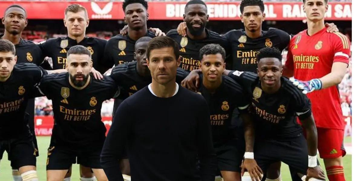 Alonso serio, jugadores Real Madrid