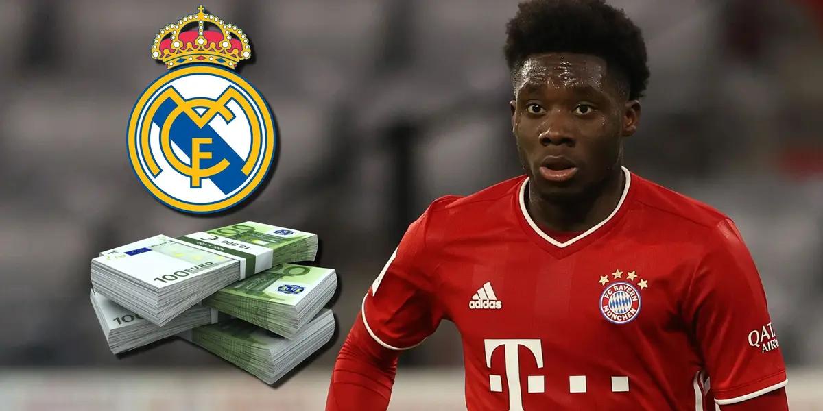 Alphonso Davies está decidido a dejar Bayern Múnich al punto que acepta este sueldo con tal de llegar a Real Madrid