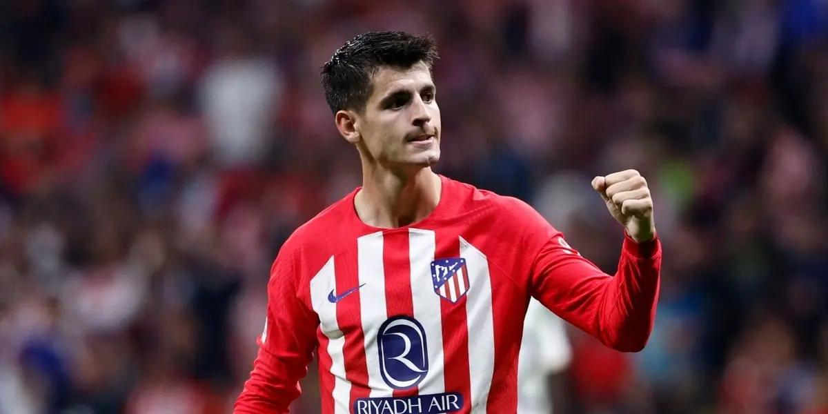 Álvaro Morata anotó el segundo tanto para el Atleti y ya le ganan a Getafe nuevamente