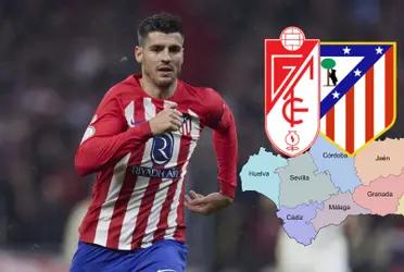 Álvaro Morata, jugador del Atlético de Madrid