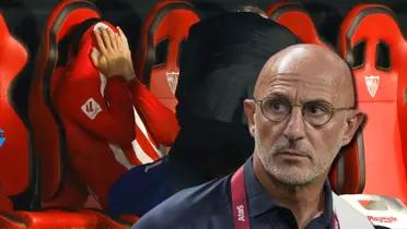 Álvaro Morata salió lesionado y llorando, De La Fuente preocupado y esto dijo