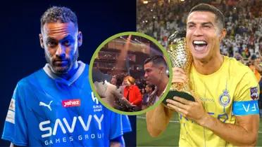 Ambas estrellas del fútbol de Arabia estuvieron en el mismo evento.