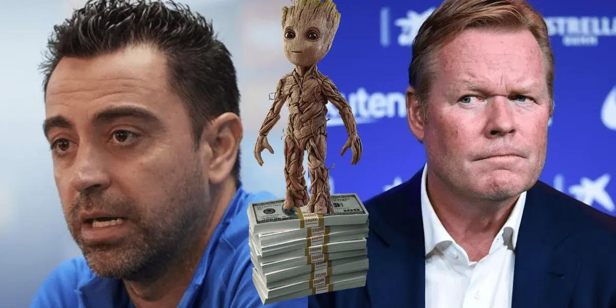 Ambos entrenadores culés no le dieron importancia a este jugador que consiguió más de 500 millones en su carrera.