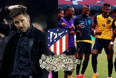 Ambos futbolistas ecuatorianos fueron desestimados por Atlético de Madrid, hoy se lamentan. Y evaluarían en cuál invertir.