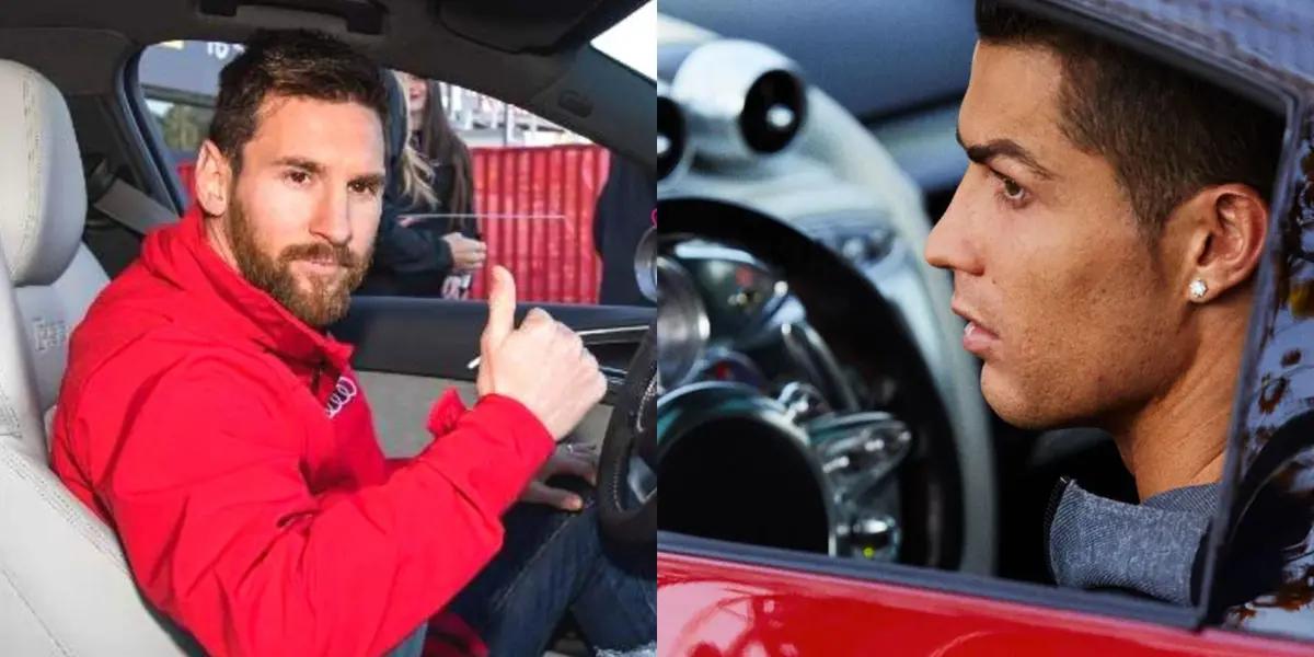 Ambos futbolistas se compraron sus autos en la misma época y de la misma marca.